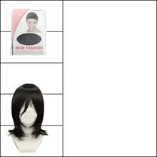 Load image into Gallery viewer, Kuchiki Rukia Soul Reaper Cosplay Set - Bleach Shihakusho Kimono, Bob Wig and Waraji Sandals
