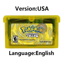 Load image into Gallery viewer, Pokemon GBA Game Cartridge - Fan Editions: Emerald Seaglass, Run &amp; Bun, Dark Violet, Lunar &amp; More (37 Games)

