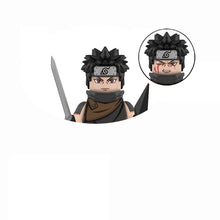 Load image into Gallery viewer, Naruto Sharingan Legends 8-Figure Building Brick Set - Madara, Itachi, Sasuke, Obito, Shisui, Kakashi, Hagoromo &amp; Indra
