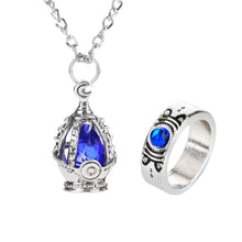 Load image into Gallery viewer, Anime Puella Magi Madoka Magica Necklace Crystal Pendant Ring
