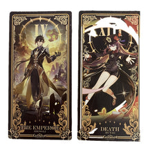 Load image into Gallery viewer, Game Genshin Impact 22 Pcs Tarot Cards Featuring Yae Miko, Raiden Shogun and Kaedehara Kazuha

