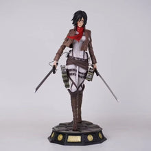 Load image into Gallery viewer, Attack on Titan Mikasa Ackerman Figure - 30cm Survey Corps Statue with Dual Blades
