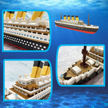 Load image into Gallery viewer, Titanic 3D Model Ship Building Blocks
