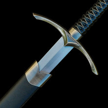Load image into Gallery viewer, The Lord of the Rings Gandalf Glamdring Real Steel Sword
