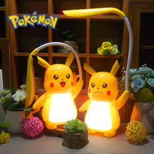 Load image into Gallery viewer, Pokemon Pikachu Desk Lamp: Adjustable 3 Gears USB LED Light for Kids Study Supplies
