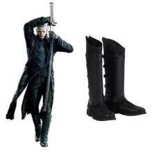 Load image into Gallery viewer, Devil May Cry Vergil Cosplay Boots
