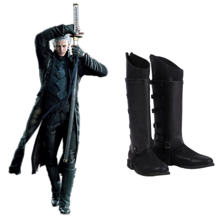 Devil May Cry Vergil Cosplay Boots