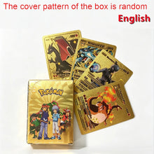 Load image into Gallery viewer, 55pcs Proxy Pokemon Cards - Gold, Silver, Black Battle Cards for Casual Play
