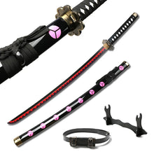 Load image into Gallery viewer, One Piece Zoro Swords - 104cm Bamboo Cosplay Katanas, Three-Sword Sets and Singles
