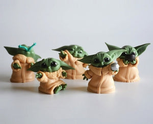 5-6cm Disney Star Wars Baby Yoda PVC Action Figure