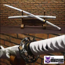Load image into Gallery viewer, Handforged White Saya Blade Full Tang For Cosplaying
