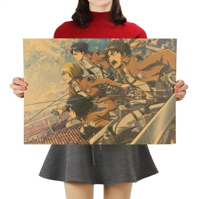 Attack on Titan Wall Paper 51.5x36cm