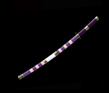 Load image into Gallery viewer, One Piece Roronoa Zoro Sandai Kitetsu Sword (Purple Version) For Cosplay
