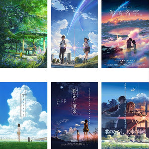 Makoto Shinkai Movie Posters