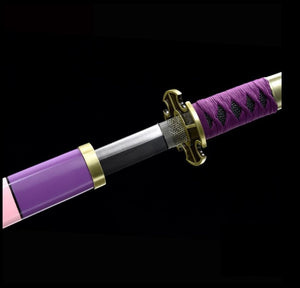 One Piece Roronoa Zoro Sandai Kitetsu Sword (Purple Version) For Cosplay