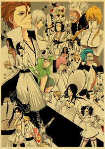 Anime Bleach Poster Kraft Paper For Room & Wall Decor