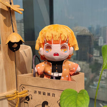 Load image into Gallery viewer, 20cm Demon Slayer Kimetsu no Yaiba Kamado Zenitsu Tanjiro Giyu Kocho Figurine Plush Doll
