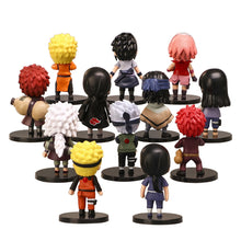 Load image into Gallery viewer, 12pcs/set Anime Naruto Shippuden Anime PVC Action Figures Q Version
