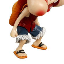 Load image into Gallery viewer, 12cm One Piece Luffy Badly Beaten Face Figure
