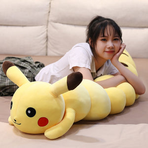 Very Long Pikachu Plush Doll Pillow