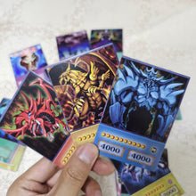 Load image into Gallery viewer, 100pcs Yu-Gi-Oh! Cards Including Blue-Eyes, Dark Magician, Exodia, Obelisk, and Slifer the Sky Dragon
