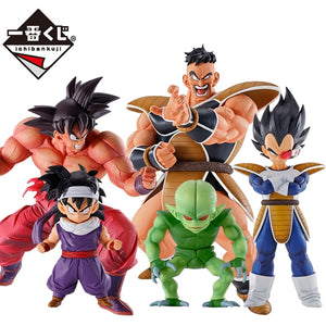 Dragon Ball Original Bandai Ichiban Kuji, Goku, Nappa, Gohan, Saibaiman, Vegeta Action Figures