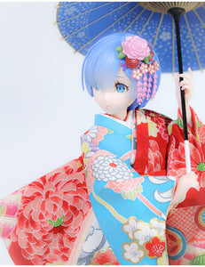 51cm Anime Re:Zero Rem Kimono Outfit Figure