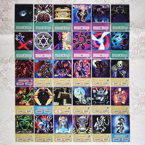 100pcs Yu-Gi-Oh! Cards Including Blue-Eyes, Dark Magician, Exodia, Obelisk, and Slifer the Sky Dragon