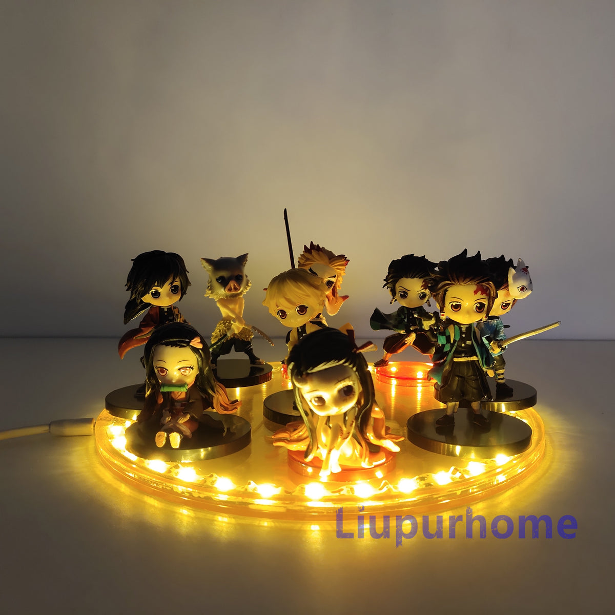 Demon Slayer LED Night Lamp Featuring Tanjiro, Nezuko, Zenitsu – The ...