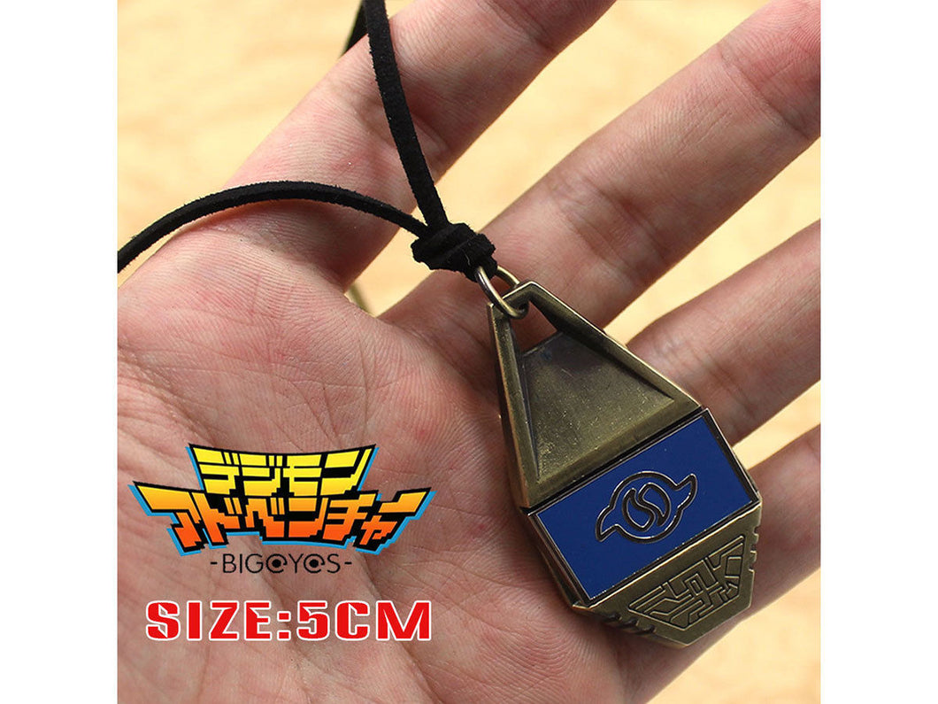 Digimon Adventure Courage/Friendship/Love/Hope Evolution Magnetic Pendant Necklace