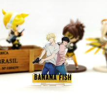 Load image into Gallery viewer, Banana Fish Ash &amp; Eiji Okumura Acrylic Stand Figure

