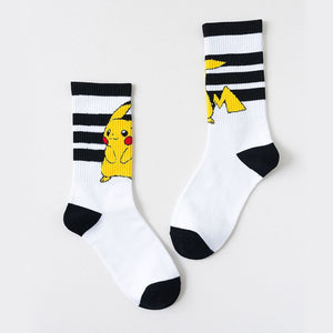 Pokemon Cute Socks Featuring Pikachu & Poke Ball