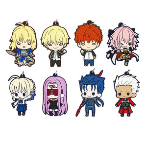 Fate/Grand Order & Fate/Stay Night Saber, Emiya, Shirou, Cú Chulainn, Astolfo, Gilgamesh, Medusa  Keychain