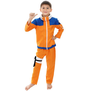 Uzumaki Naruto Cosplay Costume For Kids