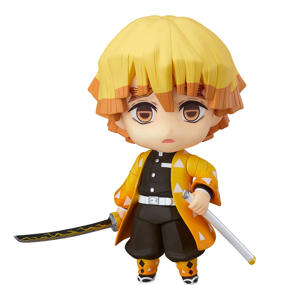 Original Good Smile Demon Slayer Nendoroid 1334 1361 1569 1570 Agatsuma Zenitsu, Hashibira Inosuke, Sabito Makomo Action Figure