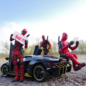 Disney Marvel Deadpool Figure for Car Interior Decoration