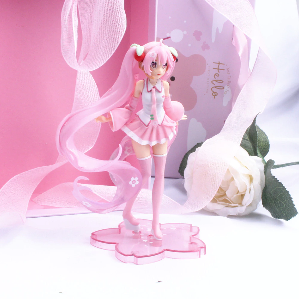 14cm Pink Sakura Action Figure
