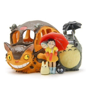 My Neighbor Totoro Cat Bus, Mei, Totoro Action Figures