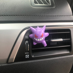 Pokemon 5 Types Of Car Ornaments Toys Featuring Misdreavus, Gastly, Gengar, Haunter, and Duskull