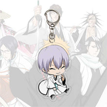 Load image into Gallery viewer, Anime Bleach Acrylic Keychain Featuring Kurosaki Ichigo, Ishida Uryu, Kuchiki Rukia
