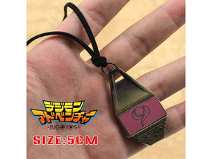 Digimon Adventure Courage/Friendship/Love/Hope Evolution Magnetic Pendant Necklace