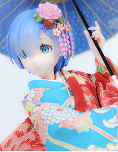51cm Anime Re:Zero Rem Kimono Outfit Figure
