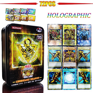 Yu-Gi-Oh! 72Pcs Holographic Cards With Eye of Wdjat Box