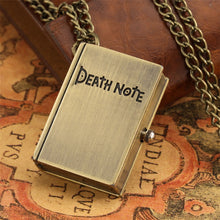 Load image into Gallery viewer, Death Note Bronze/Black Quartz Necklace
