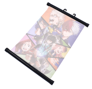 My Hero Academia Scroll  Painting Anime Wall Hanging Canvas Poster - TheAnimeSupply