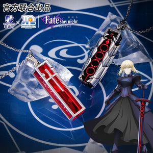 Fate/stay Night: Heaven's Feel Rin & Saber Alter Excalibur Morgan Necklaces
