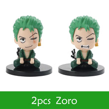 Load image into Gallery viewer, 7cm One Piece Cute Luffy &amp; Zoro Figures
