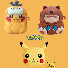 Load image into Gallery viewer, Pokemon Airopods Cases Featuring Pikachu and Psyduck
