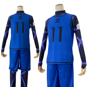 Blue Lock Isagi Yoichi, Chigiri Bachira, Rensuke Kunigami Cosplay Soccer Training Uniform