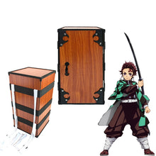 Load image into Gallery viewer, Anime Demon Slayer Cosplay Prop Kamado Tanjiro Wooden Back Box
